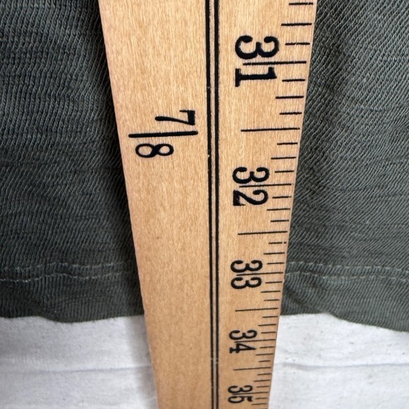 New Catherines Short Sleeve Cotton Shirt size 5X Green - Picture 9 of 9